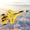 Remote Control Glider Plane Toy Yellow