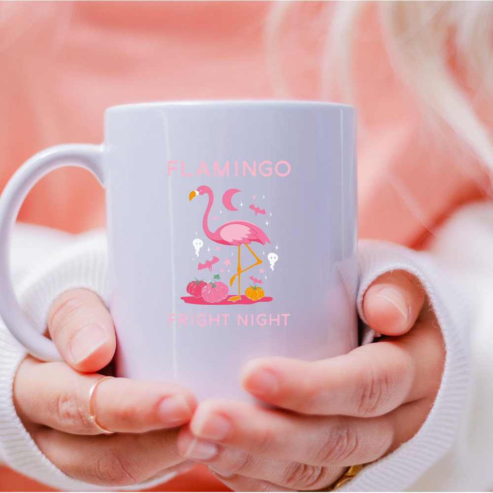 Flamingo Fright Night Mug, Flamingo Fright Night Coffee and Tea Gift Mug, Flamingo Fright Night Gift, Flamingo, Fright, Night - 4.jpg
