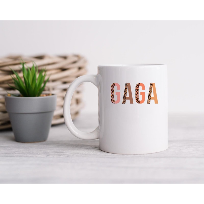 Gaga Mug, Gaga Canvas Tote Bag, Gaga Coffee and Tea Gift Mug, Gaga Gift Mug, Gaga Gift Bag, Leopard Gaga Mug, Leopard Gaga Bag - 3.jpg