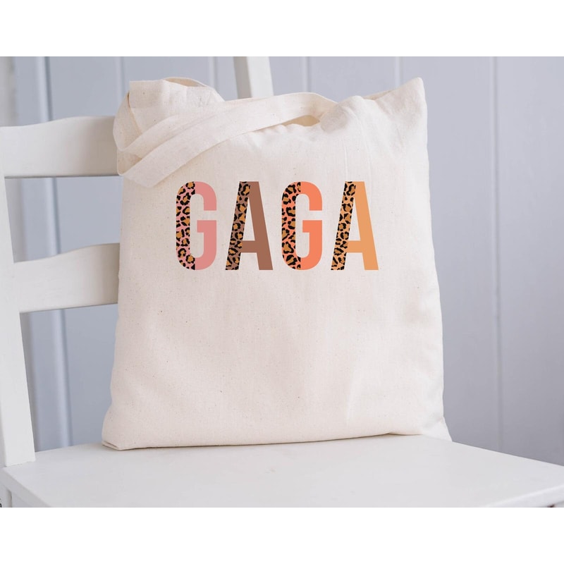 Gaga Mug, Gaga Canvas Tote Bag, Gaga Coffee and Tea Gift Mug, Gaga Gift Mug, Gaga Gift Bag, Leopard Gaga Mug, Leopard Gaga Bag - 5.jpg