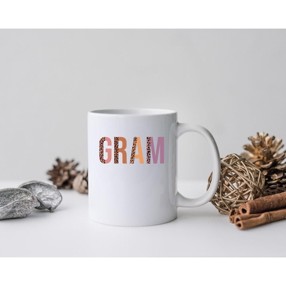 Gram Mug, Gram Canvas Tote Bag, Gram Coffee and Tea Gift Mug, Gram Gift Mug, Gram Gift Bag, Leopard Gram Mug, Leopard Gram Bag - 1.jpg