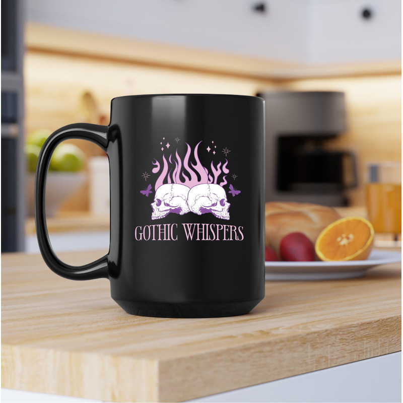 Gothic Whispers Mug, Gothic Whispers Coffee and Tea Gift Mug, Gothic Whispers Gift, Whispers, Gothic - 3.jpg