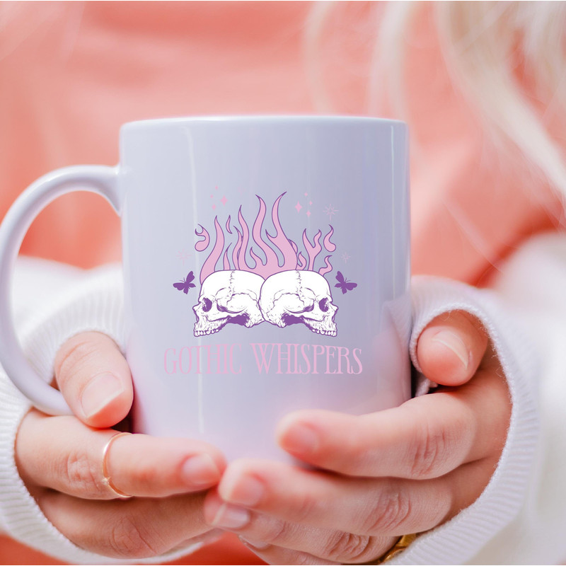Gothic Whispers Mug, Gothic Whispers Coffee and Tea Gift Mug, Gothic Whispers Gift, Whispers, Gothic - 4.jpg