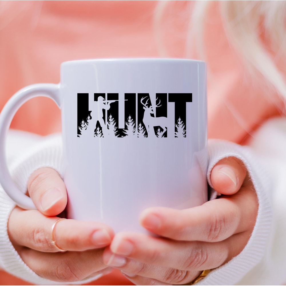 Hunt Symbol Mug, Hunting Dad Coffee and Tea Gift Mug, Hunting Dad Gift, Hunt Symbol Gift Mug, Hunting, Fathers Day - 3.jpg