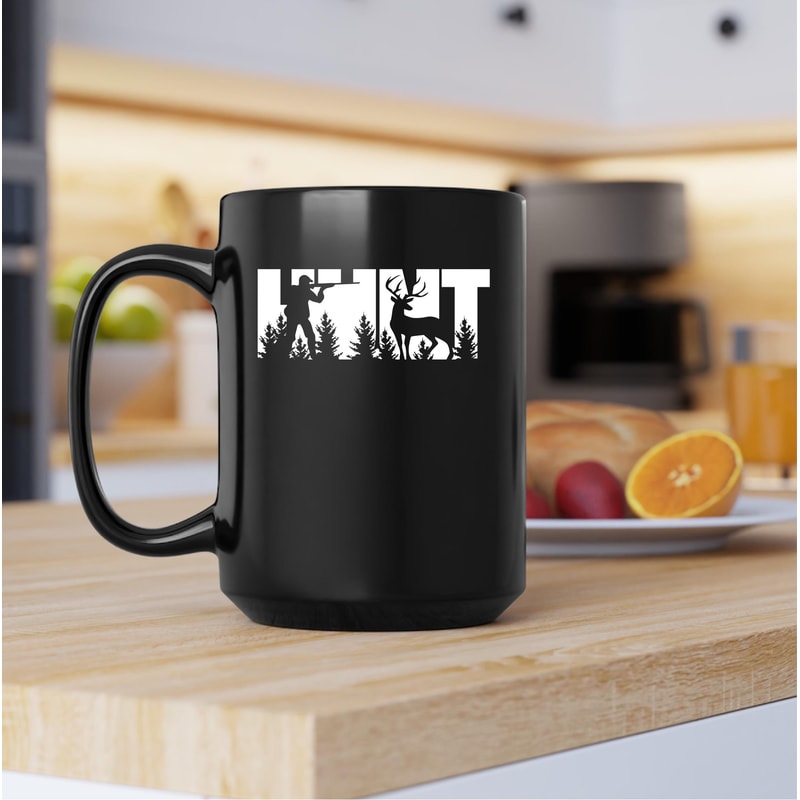 Hunt Symbol Mug, Hunting Dad Coffee and Tea Gift Mug, Hunting Dad Gift, Hunt Symbol Gift Mug, Hunting, Fathers Day - 4.jpg