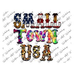 small town usa png, america png, small town usa glitter png, leopard, american pride, fourth of july, small town america