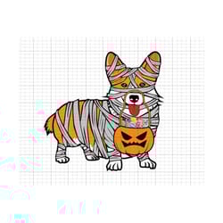 welsh corgi mummy halloween svg, funny corgi halloween svg,love dog corgi halloween svg, ghost dog halloween svg,files f