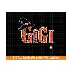 gigi witch spider svg, trick or treat svg,png, spooky vibes, witch svg,files for sublimation