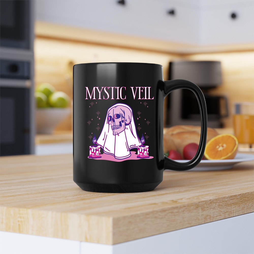 Mystic Veil Mug, Mystic Veil Coffee and Tea Gift Mug, Mystic Veil Gift, Mystic Veil, Mystic, Veili, Skull, Skull Mug - 1.jpg
