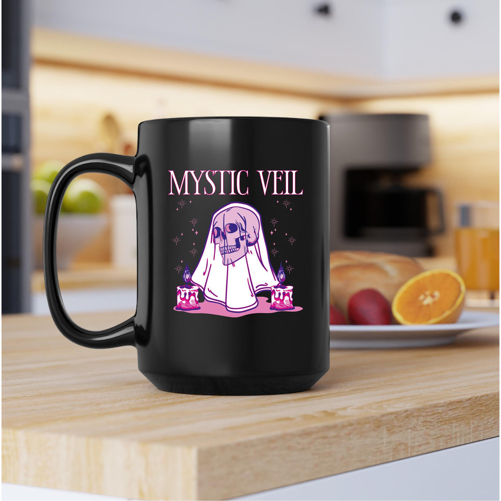 Mystic Veil Mug, Mystic Veil Coffee and Tea Gift Mug, Mystic Veil Gift, Mystic Veil, Mystic, Veili, Skull, Skull Mug - 3.jpg