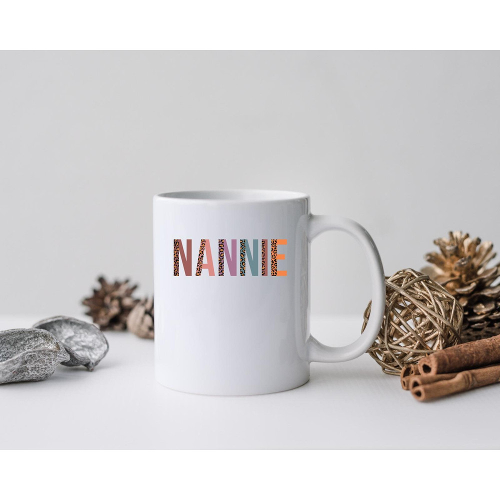 Nannie Mug, Nannie Canvas Tote Bag, Nannie Coffee and Tea Gift Mug, Nannie Gift Mug, Nannie Gift Bag, Leopard Nannie Mug, Leopard Nannie Bag - 2.jpg