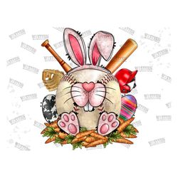 baseball ball easter day png, easter bunny png, baseball png, happy easter png, baseball easter png, sport png download