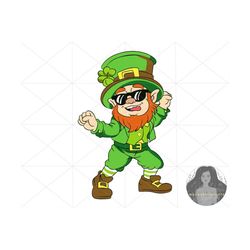 dancing leprechauns svg, st patricks day, funny svg, gift for kids, st patrick clipart, saint patricks, shamrock svg, sv
