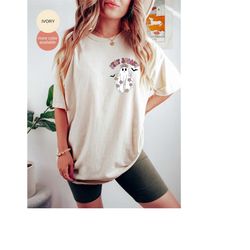 stay spooky unisex comfort color shirt, stay spooky shirt, spooky season shirt, halloween boo ghost, cute halloween shir