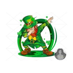 dabbing leprechauns png, st patricks day, funny png, gift for kids, st patrick clipart, saint patricks, shamrock png, pn