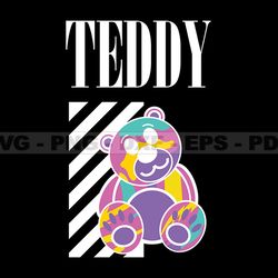 Teddy Bear Stretwear, Teddy Bear Tshirt Design, Streetwear Teddy Bear PNG, Urban, DTG, DTF 34