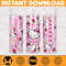 Kitty Coffee Tumbler Spring Flower Pink Cat PNG, 20oz Straight Skinny Wrap, Cartoon Tumbler, Tumbler Wrap (51).jpg