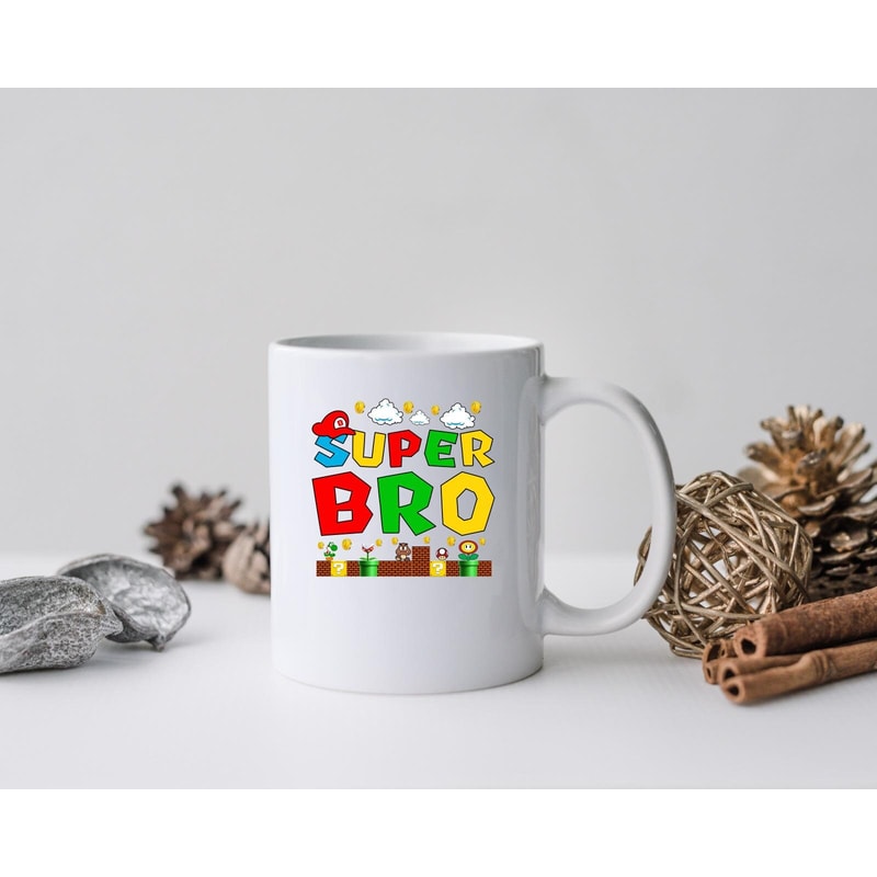 Super Bro Mug, Super Bro Canvas Tote Bag, Super Bro Coffee and Tea Gift Mug, Super Bro Gift Mug, Super Bro Gift Bag, Super Bro - 2.jpg