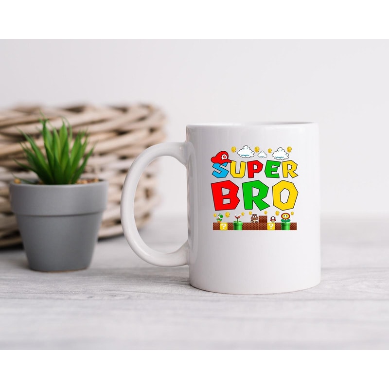 Super Bro Mug, Super Bro Canvas Tote Bag, Super Bro Coffee and Tea Gift Mug, Super Bro Gift Mug, Super Bro Gift Bag, Super Bro - 4.jpg