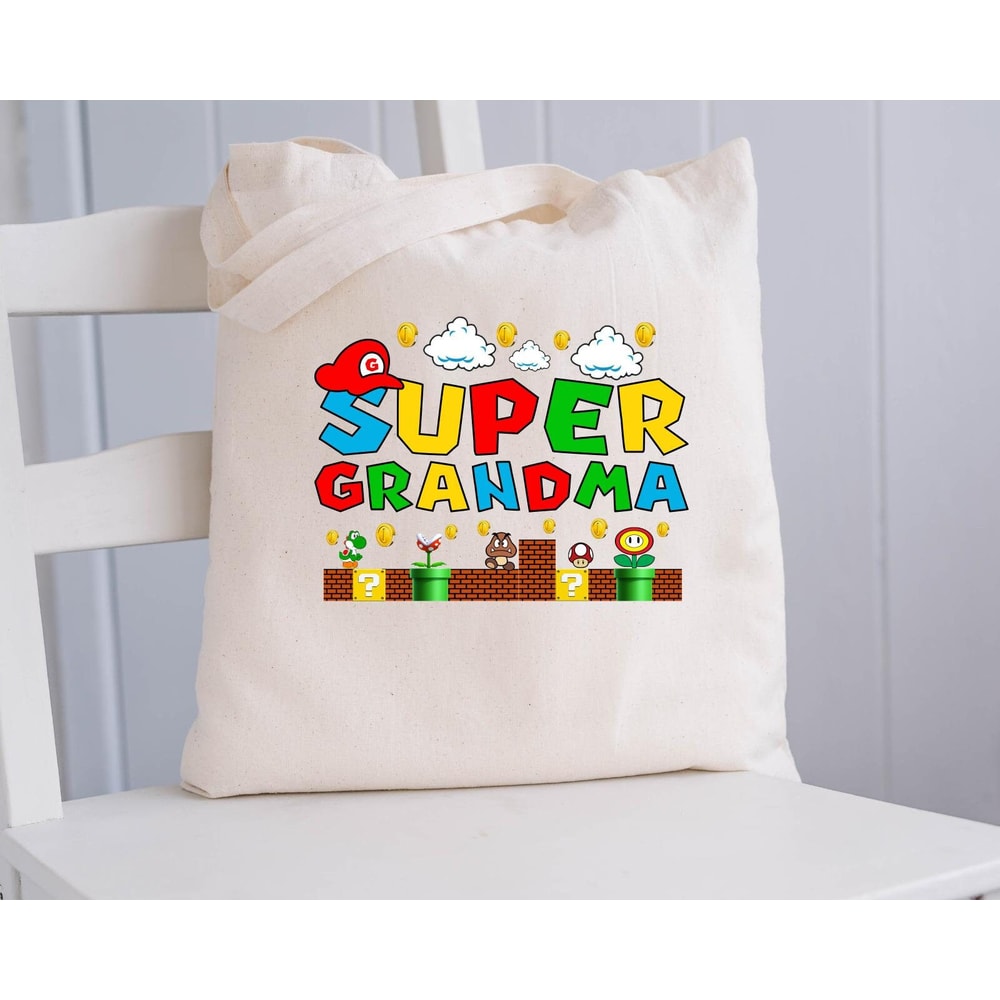 Super Grandma Mug, Super Grandma Canvas Tote Bag, Super Grandma Coffee and Tea Gift Mug, Super Grandma Gift Mug, Super Grandma Gift Bag - 5.jpg