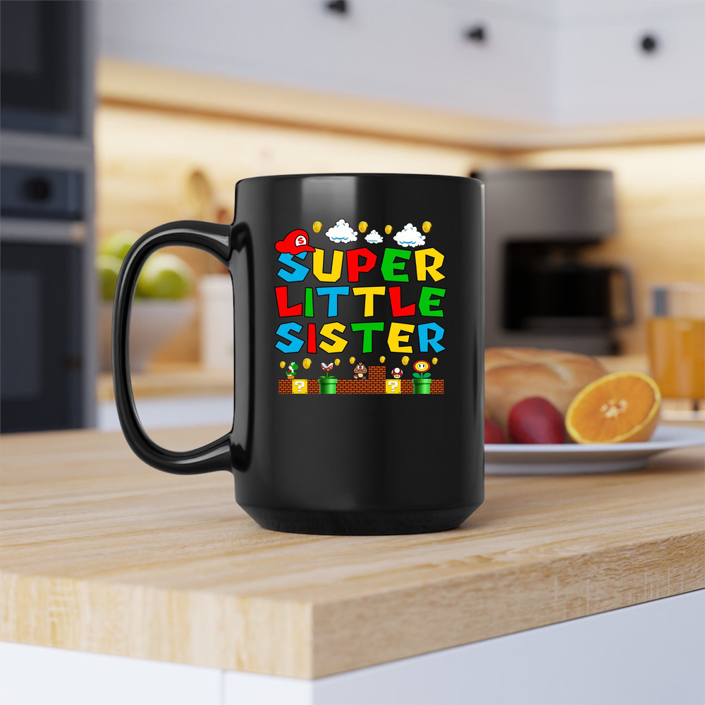 Super Little Sister Mug, Super Little Sister Canvas Tote Bag, Super Little Sister Coffee and Tea Gift Mug, Super Little Sister Gift Mug - 3.jpg
