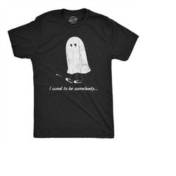 ghost shirt, halloween shirt men, spooky shirt, funny halloween shirt, trick treat costume, ghost costume, i used to be