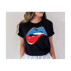 sexy lip america flag svg, 4th of july svg, lips flag svg,  patriotic lip america svg, usa flag svg, independence day sv