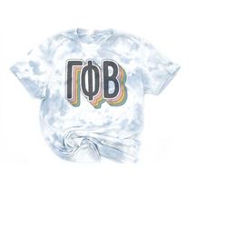 sorority greek letters tie dye shirt, retro, vintage, alpha phi, gamma phi beta, kappa alpha theta, sigma delta tau, big