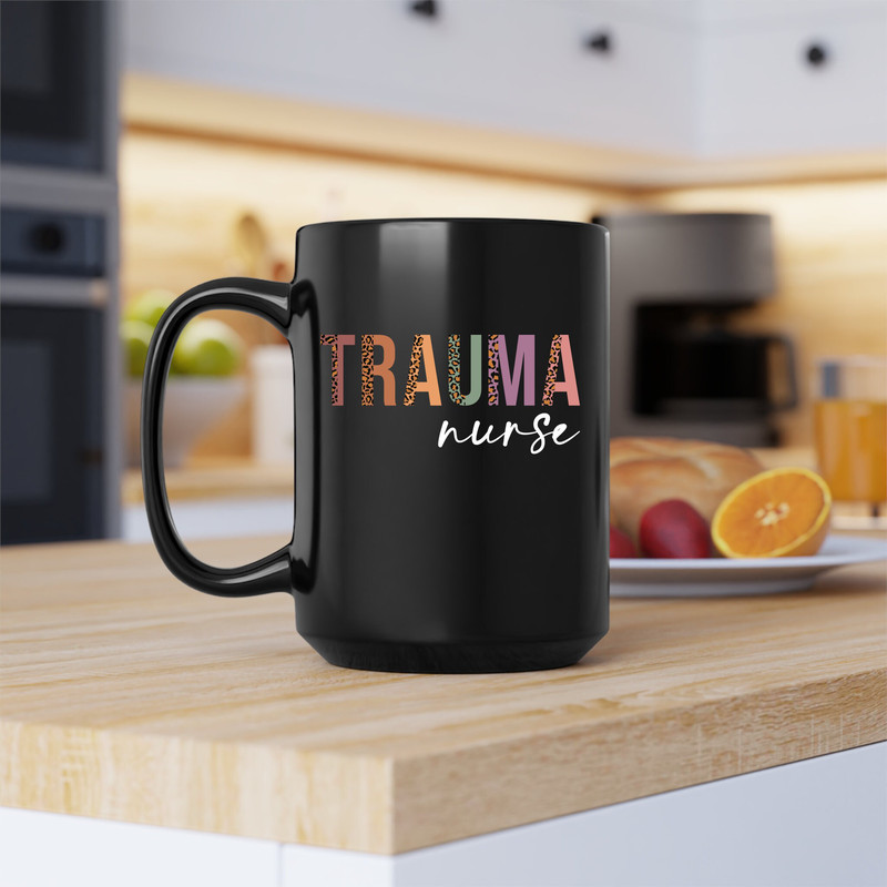 Trauma Nurse Mug, Trauma Nurse Canvas Tote Bag, Trauma Nurse Coffee and Tea Gift Mug, Leopard Trauma Nurse, Trauma Nurse Gift - 3.jpg