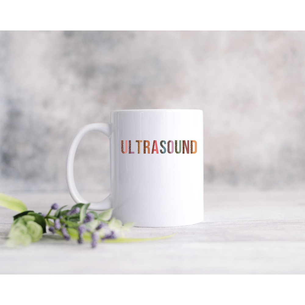 Ultrasound Mug, Ultrasound Canvas Tote Bag, Ultrasound Coffee and Tea Gift Mug, Leopard Ultrasound, Ultrasound Gift, Ultrasound Gift Mug - 4.jpg