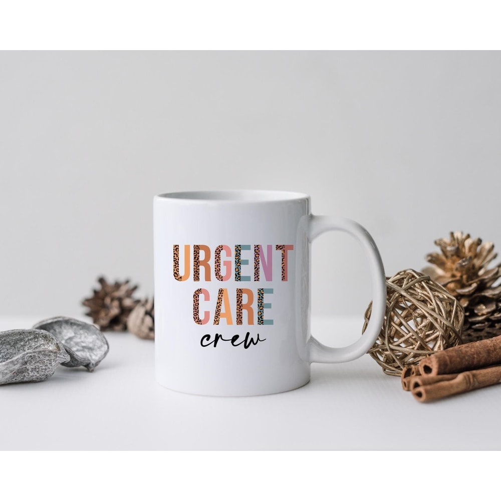 Urgent Care Crew Mug, Urgent Care Crew Canvas Tote Bag, Urgent Care Crew Coffee and Tea Gift Mug, Leopard Urgent Care Crew, Urgent Care Crew - 1.jpg