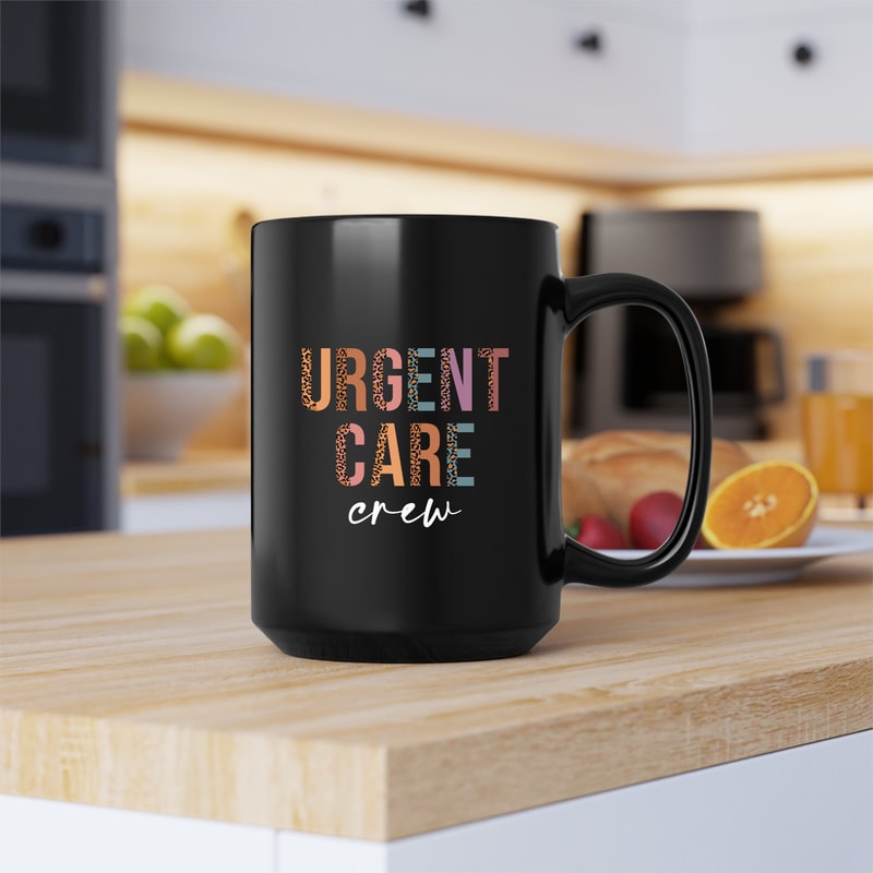 Urgent Care Crew Mug, Urgent Care Crew Canvas Tote Bag, Urgent Care Crew Coffee and Tea Gift Mug, Leopard Urgent Care Crew, Urgent Care Crew - 2.jpg