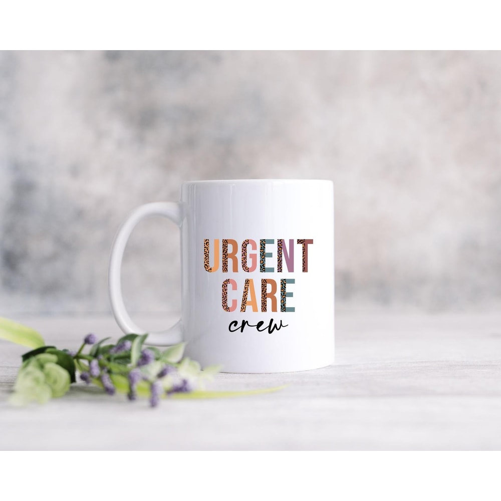 Urgent Care Crew Mug, Urgent Care Crew Canvas Tote Bag, Urgent Care Crew Coffee and Tea Gift Mug, Leopard Urgent Care Crew, Urgent Care Crew - 3.jpg