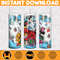 Christmas Tumbler Sublimation Designs 20oz Skinny Tumbler Wrap, Cartoon Funny Christmas Design Tumbler PNG Digital (38).jpg