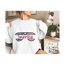 merica sunglasses svg, american flag svg, 4th of july svg, patriotic svg, independence day svg, american aviators svg, s