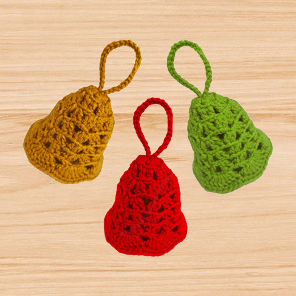 A crochet bell pattern