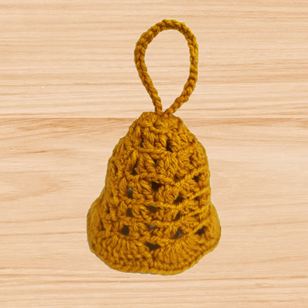 A crochet bell pattern