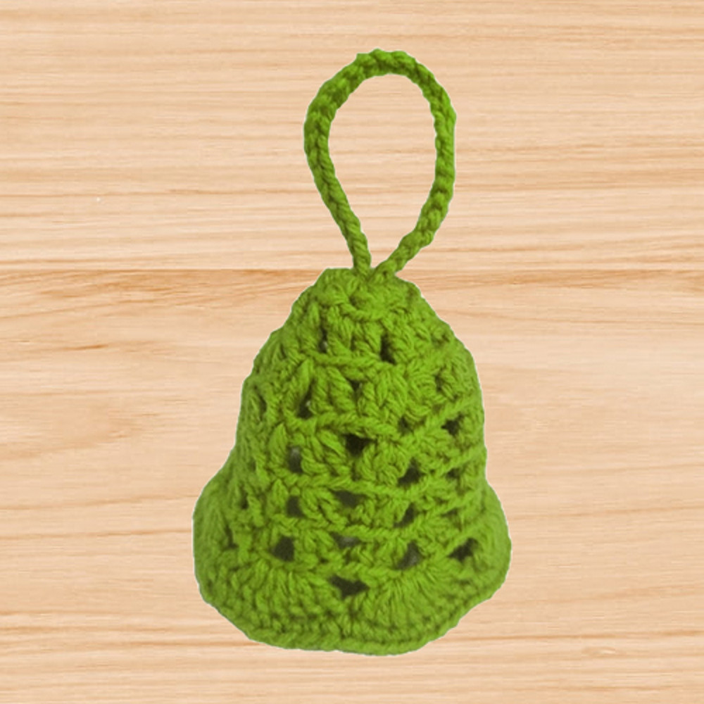A crochet bell pattern