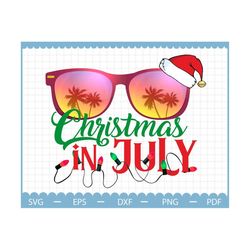 christmas in july summer beach png, xmas in july png, summer vibes png, beach vacation png, holiday png, tropical png