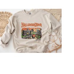 halloweentown sweatshirt, halloweentown university, halloween sweater, pumpkin sweatshirt, tshirts halloweentown est 199