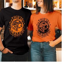 t-shirt (1917) halloween nightmare jack skellington pumpkin face spooky season jack o lantern shirt