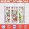 Christmas Tumbler Sublimation Designs, 20oz Skinny Tumbler Wrap, Cartoon Funny Christmas Design Tumbler PNG (3).jpg