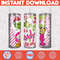 Christmas Tumbler Sublimation Designs, 20oz Skinny Tumbler Wrap, Cartoon Funny Christmas Design Tumbler PNG (10).jpg