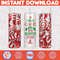 Christmas Tumbler Sublimation Designs, 20oz Skinny Tumbler Wrap, Cartoon Funny Christmas Design Tumbler PNG (11).jpg