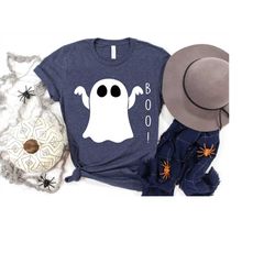 Halloween Boo! Ghost T-Shirt, Halloween Gift, Halloween Favorite Ghost Tee, Boo Halloween Comfort Colors Shirt, Retro Ha