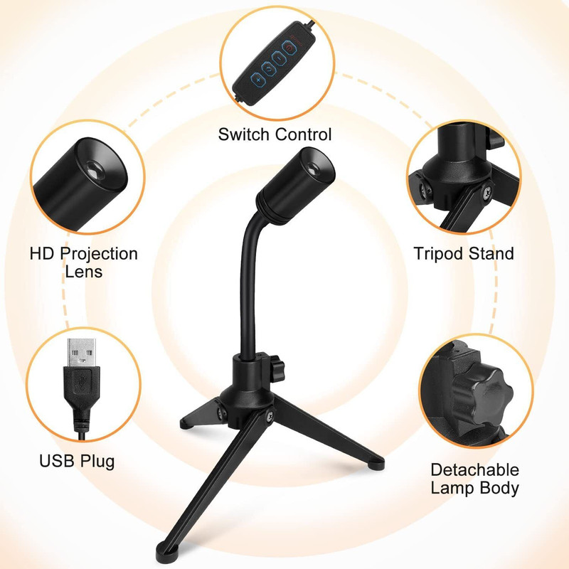 Galaxy Projector Kids Night Light Ocean Wave 8