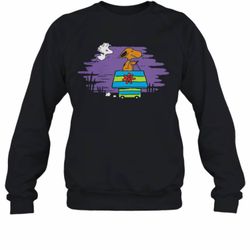 halloween snoopy and woodstock home sweatshirt