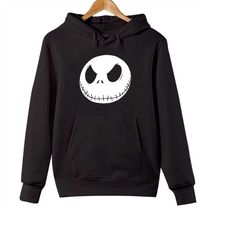 hoodie (1731) halloween nightmare jack skellington hoodies pumpkin face spooky season jack o lantern halloween hoodie