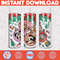 Christmas Tumbler Sublimation Designs, 20oz Skinny Tumbler Wrap, Cartoon Funny Christmas Design Tumbler PNG (41).jpg