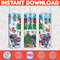 Christmas Tumbler Sublimation Designs, 20oz Skinny Tumbler Wrap, Cartoon Funny Christmas Design Tumbler PNG (44).jpg